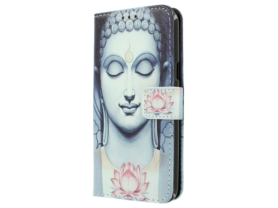 Boeddha Lily Bookcase - Samsung Galaxy J5 2015 Hoesje