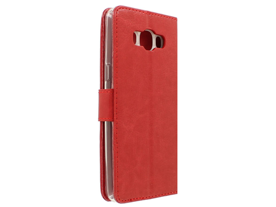 Wallet Bookcase - Samsung Galaxy J5 2016 hoesje (Rood)