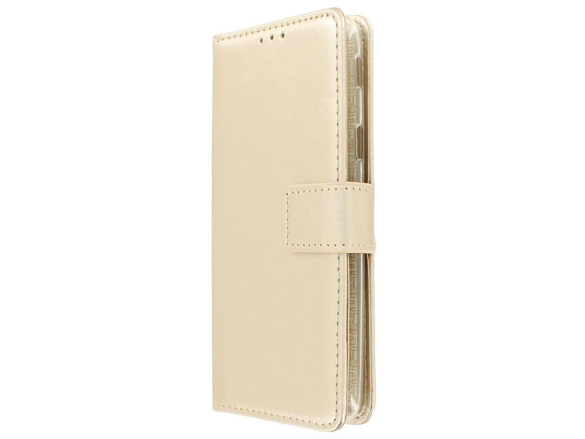 Wallet Bookcase Goud - Samsung Galaxy J5 2017 hoesje