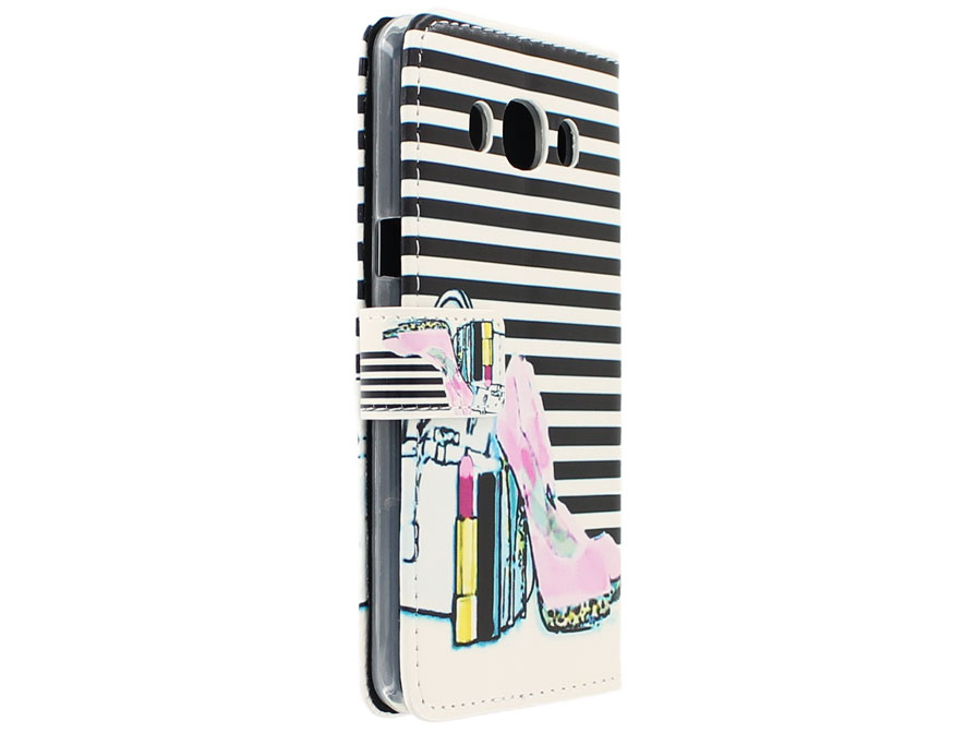 Fashion Bookcase - Samsung Galaxy J7 2016 hoesje