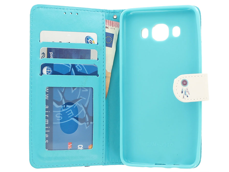 Dreamcatcher Bookcase - Samsung Galaxy J7 2016 hoesje