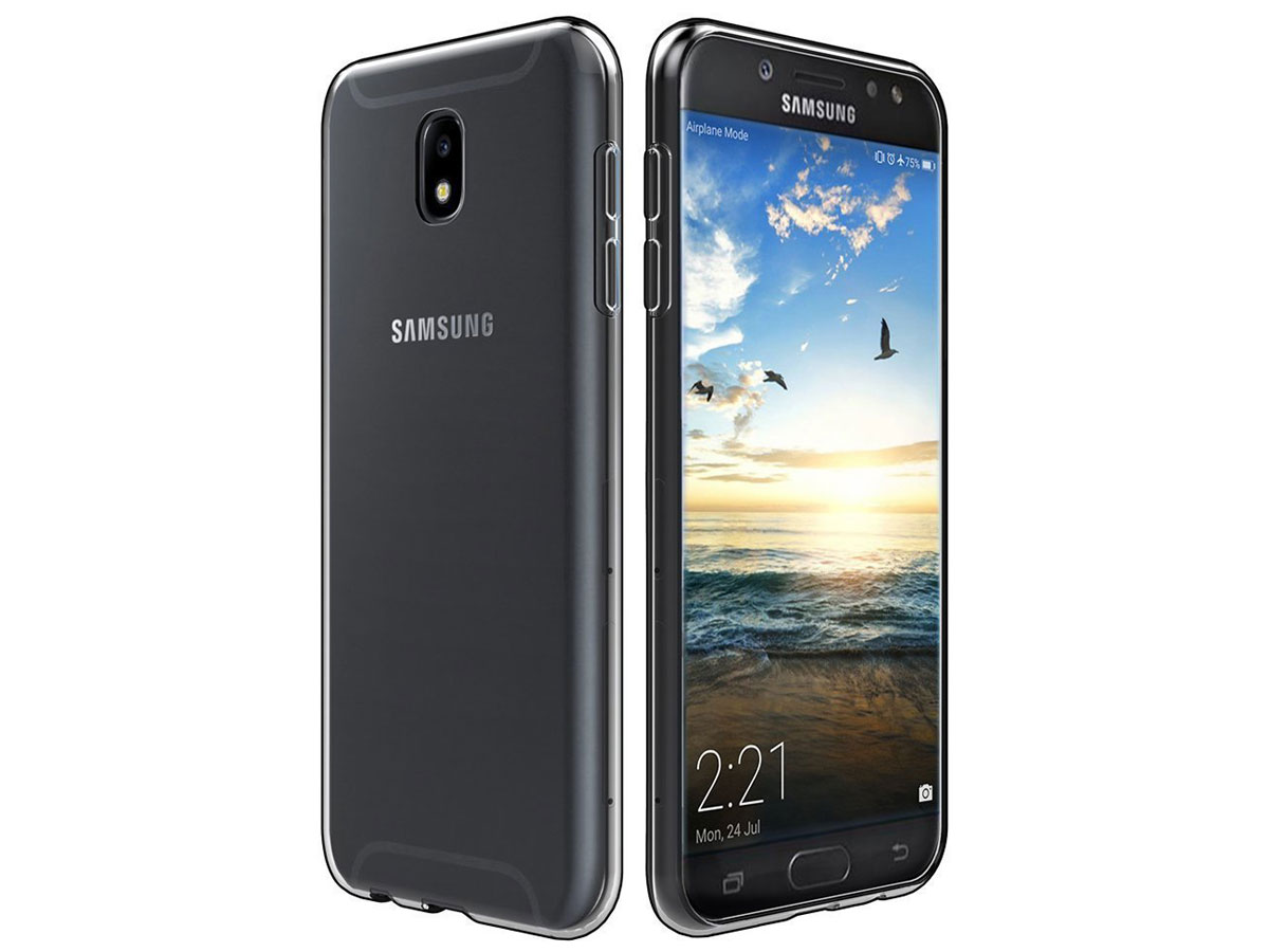 Transparante TPU Case - Samsung Galaxy J7 2017 hoesje