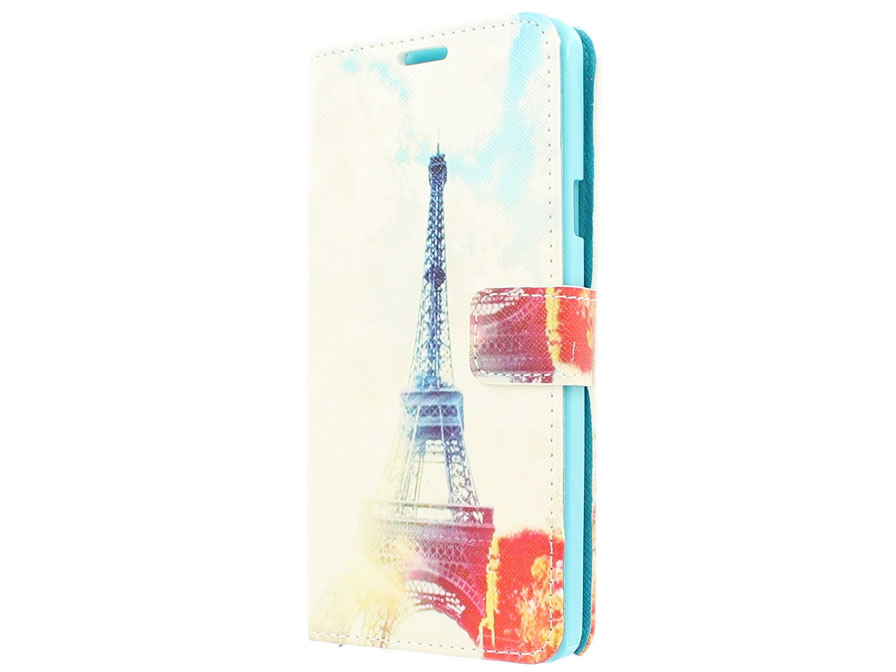 Paris Eiffeltoren Book Case Hoesje voor Samsung Galaxy Note 4