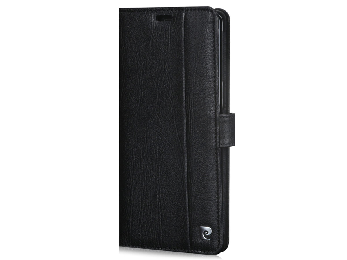 Pierre Cardin Bookcase Zwart Leren Galaxy Note 8 Hoesje