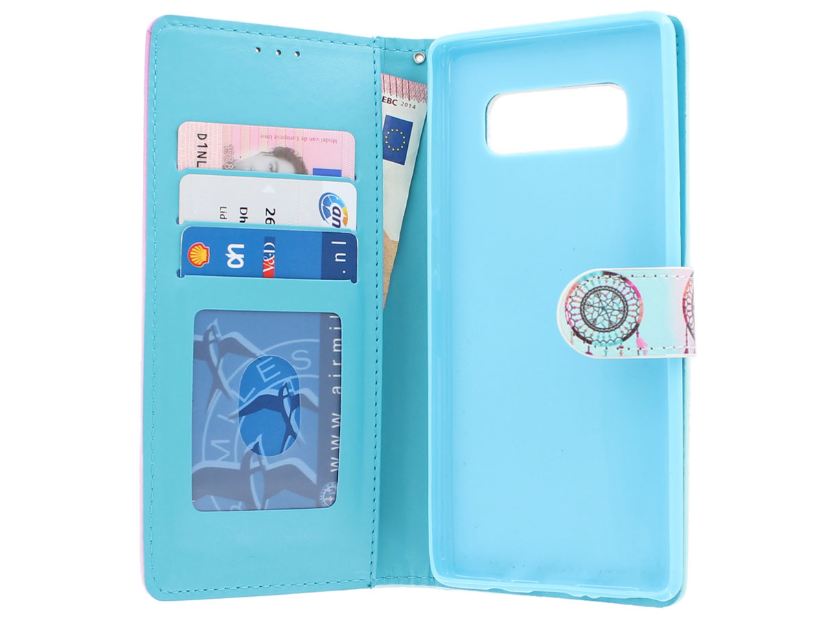 Dromenvanger Bookcase - Samsung Galaxy Note 8 hoesje