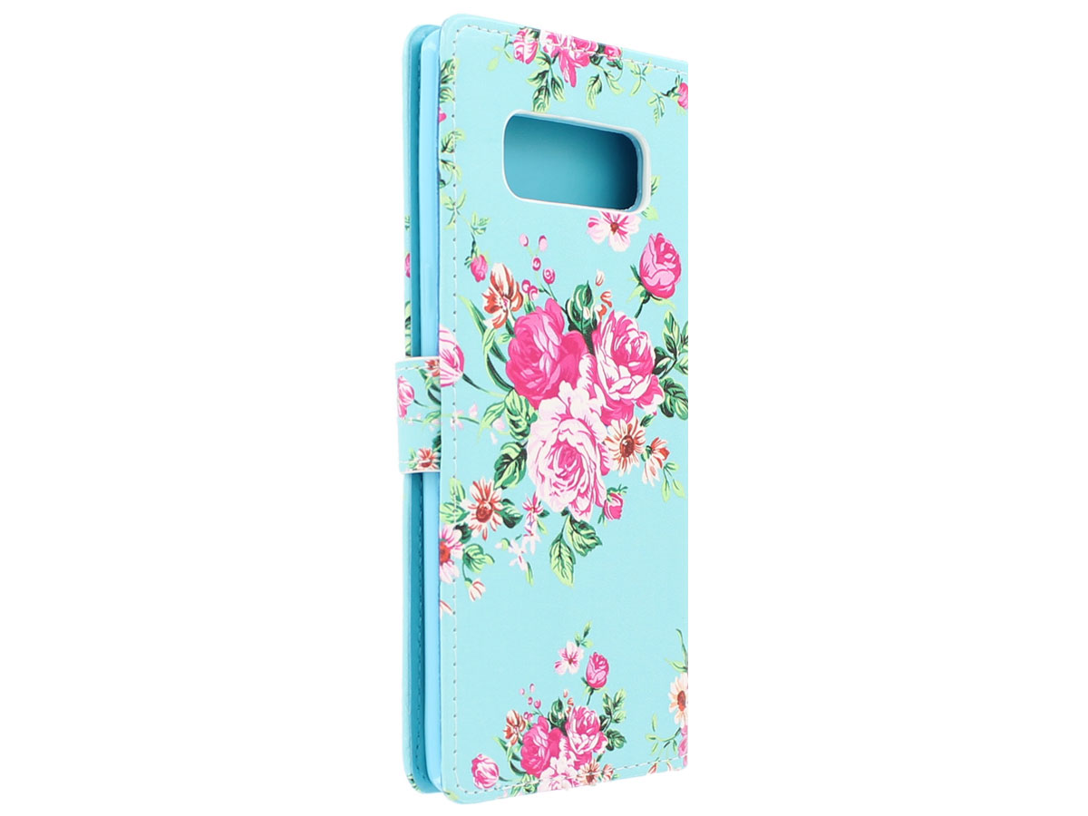 Flower Bookcase - Samsung Galaxy Note 8 hoesje