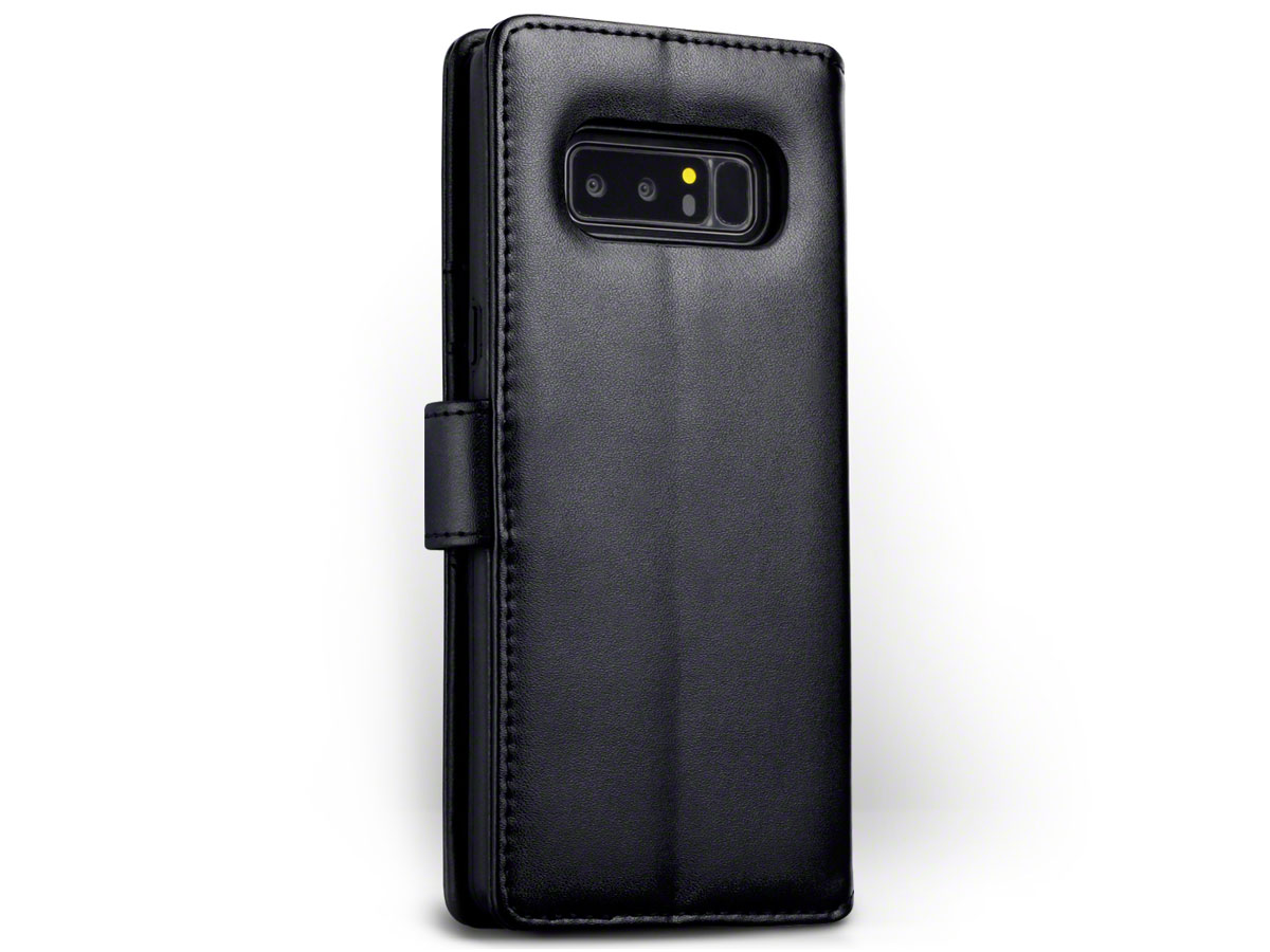 CaseBoutique Case Zwart Leer - Samsung Galaxy Note 8 hoesje