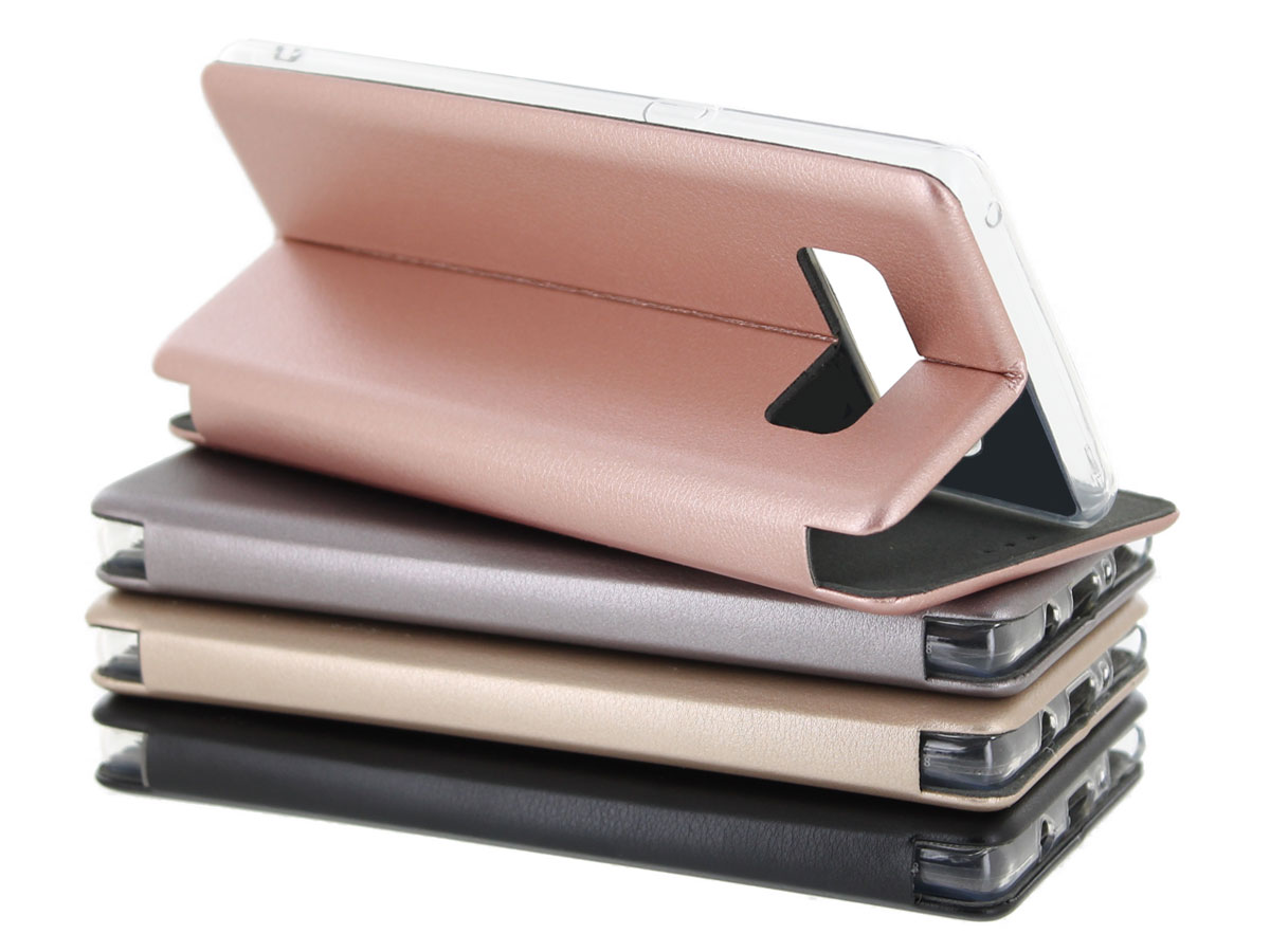 Elegant Bookcase Zwart - Samsung Galaxy Note 8 hoesje