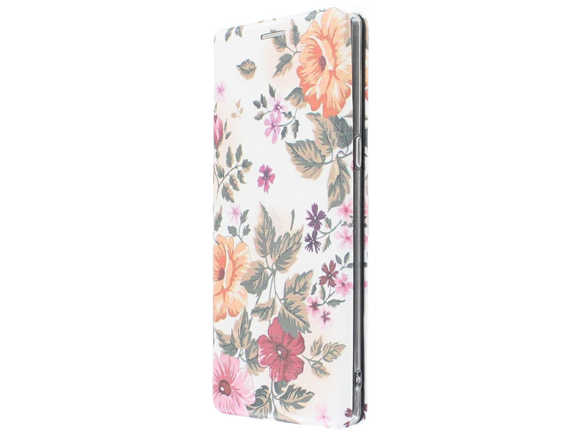 Elegant Bookcase Floral - Samsung Galaxy Note 8 hoesje