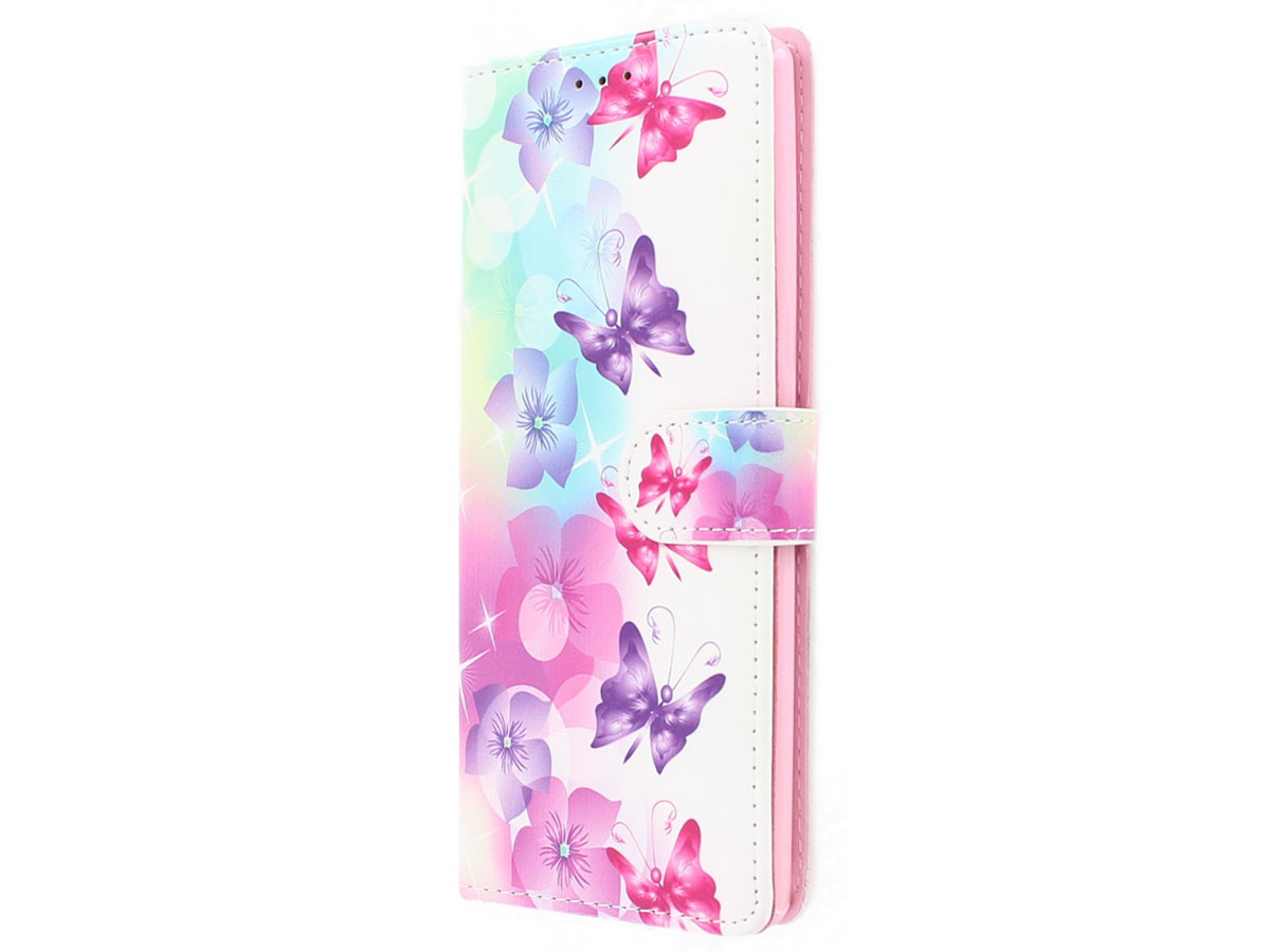 Vlinders Bookcase - Samsung Galaxy Note 8 hoesje