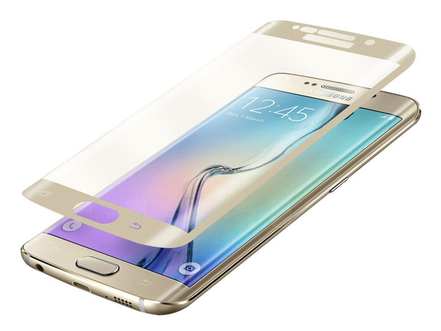 Samsung Galaxy S6 Edge Screenprotector Glas 3D Curved