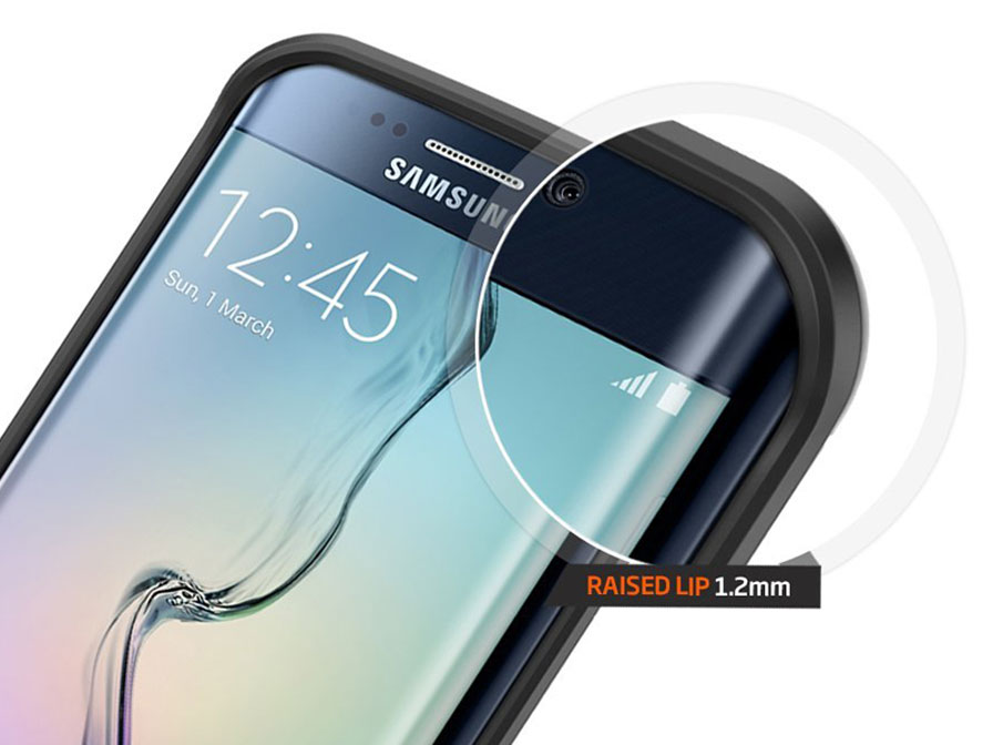 Spigen Slim Armor Case - Rugged Samsung Galaxy S6 Edge hoesje