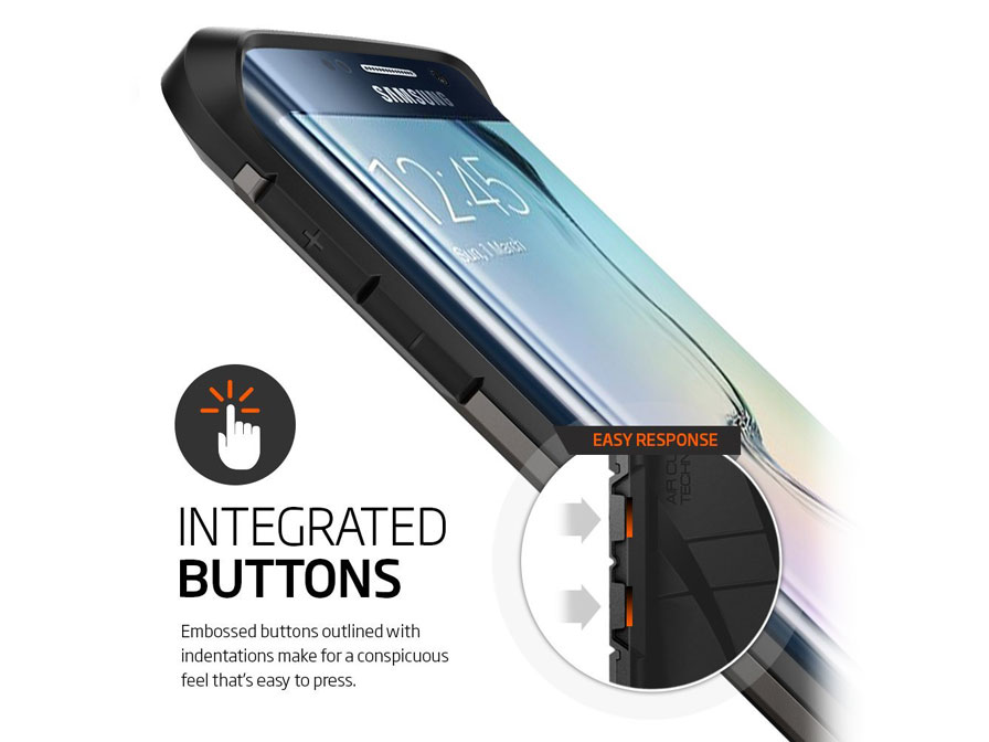 Spigen Tough Armor Case - Rugged Samsung Galaxy S6 Edge hoesje