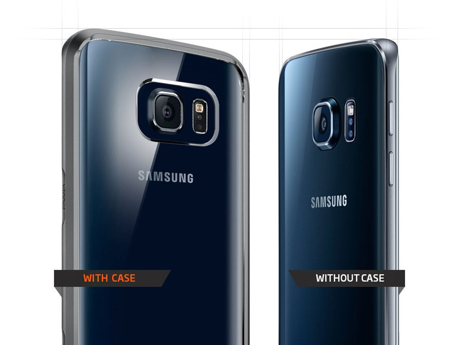 Spigen Ultra Hybrid Case - Samsung Galaxy S6 Edge hoesje