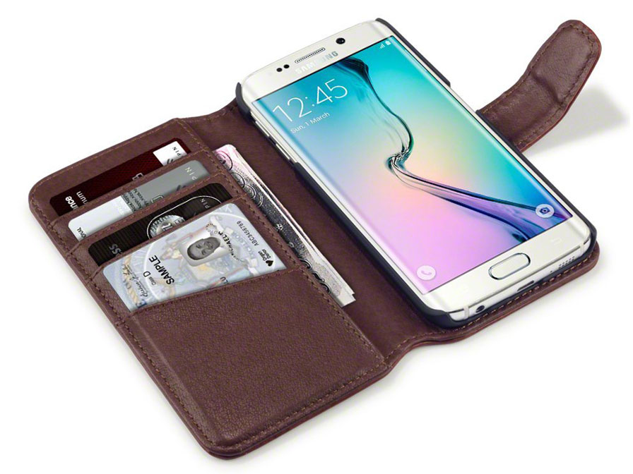 CaseBoutique Leather Wallet Case - Samsung Galaxy S6 Edge hoesje
