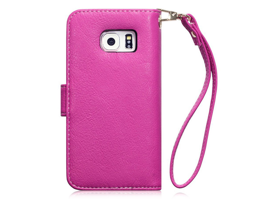 CaseBoutique Lily Wallet Case - Samsung Galaxy S6 Edge hoesje