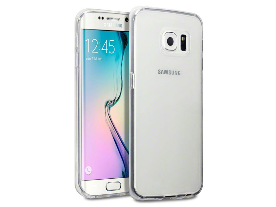 TPU Crystal Case - Doorzichtig Samsung Galaxy S6 Edge hoesje