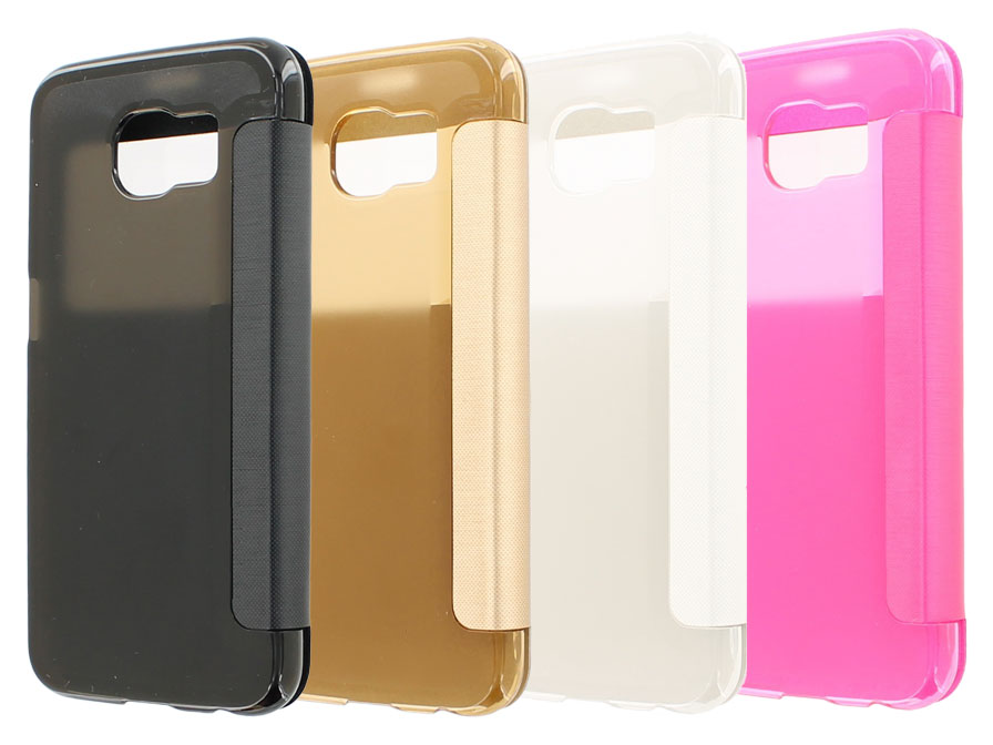 Color View Sideflip Case Hoesje voor Samsung Galaxy S6 Edge