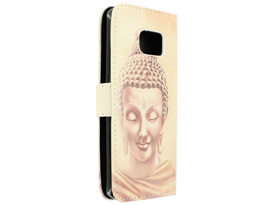 Boeddha Bookcase - Samsung Galaxy S6 Edge hoesje