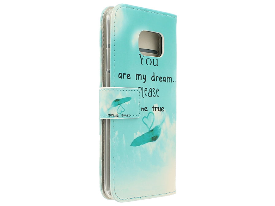 Dreamcatcher Bookcase - Samsung Galaxy S6 Edge hoesje