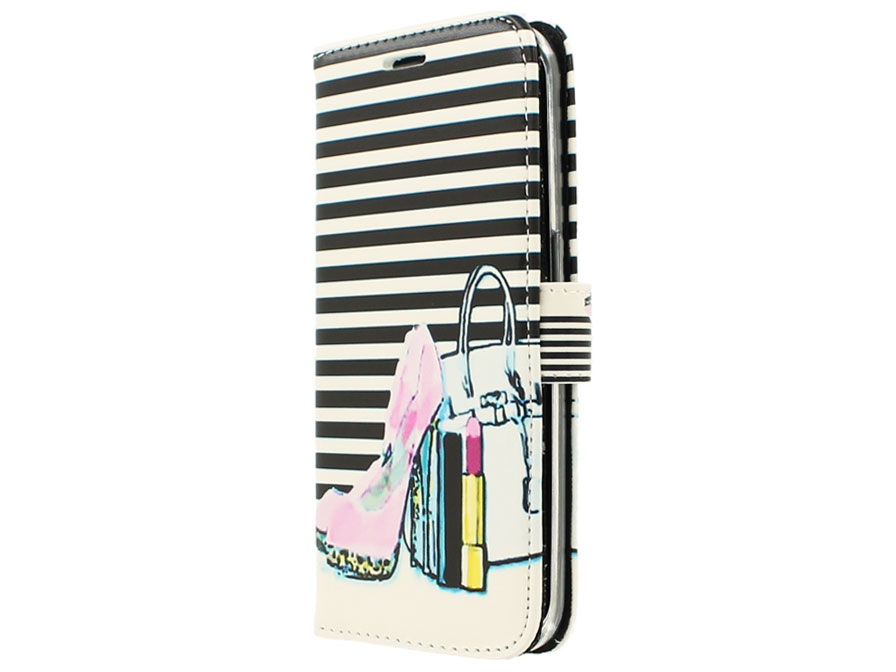 Fashion Bookcase - Samsung Galaxy S6 Edge hoesje