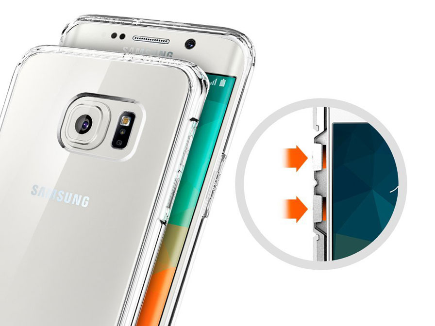 Spigen Ultra Hybrid - Samsung Galaxy S6 Edge+ hoesje