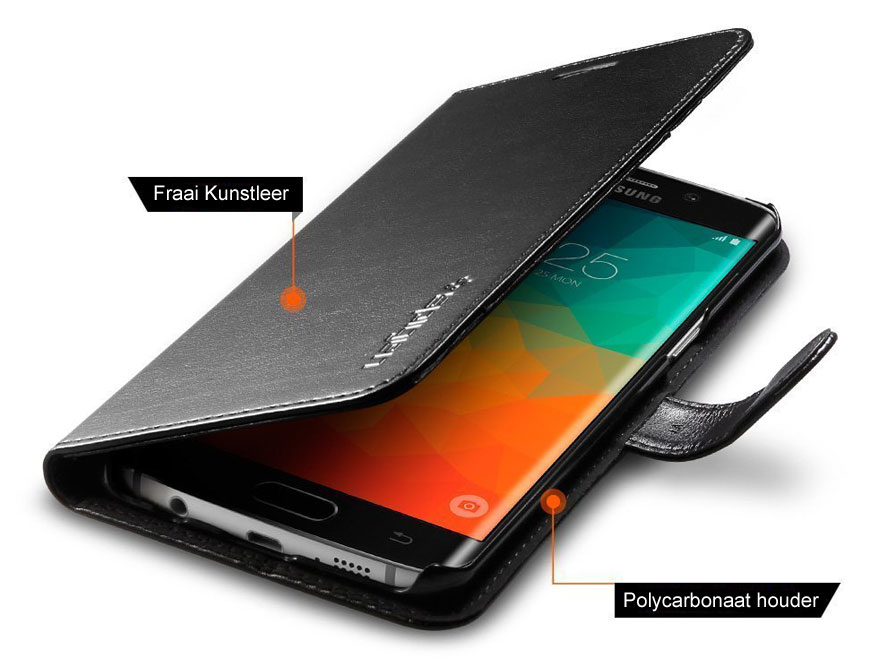 Spigen Wallet S Case - Samsung Galaxy S6 Edge+ hoesje