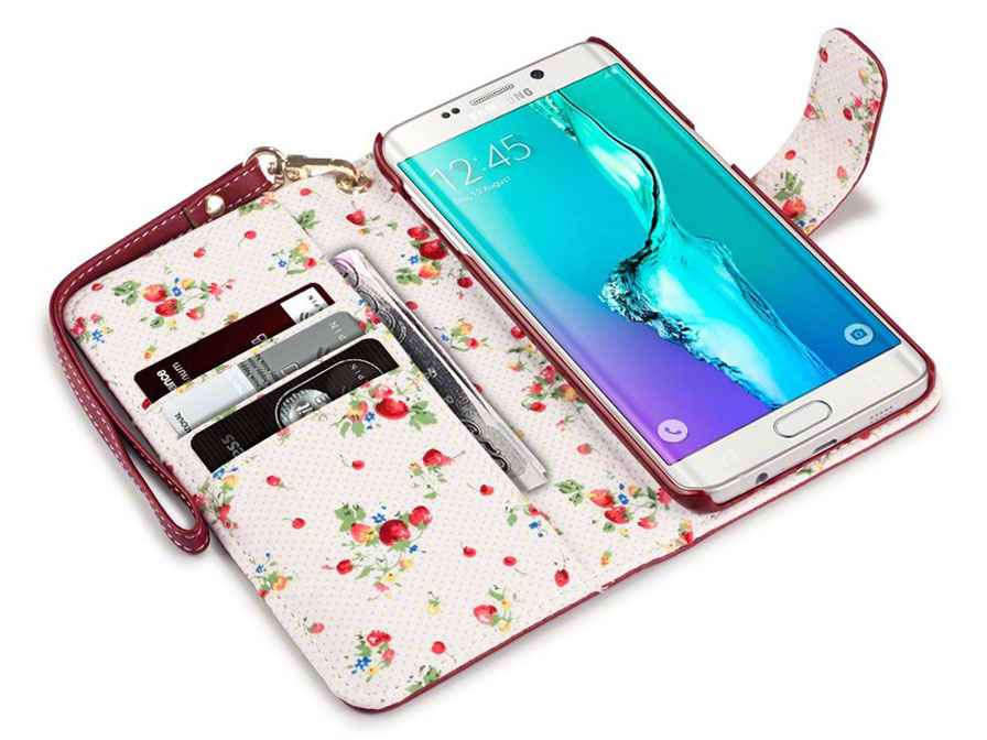 Samsung Galaxy S6 Edge Plus hoesje CaseBoutique Flower Case