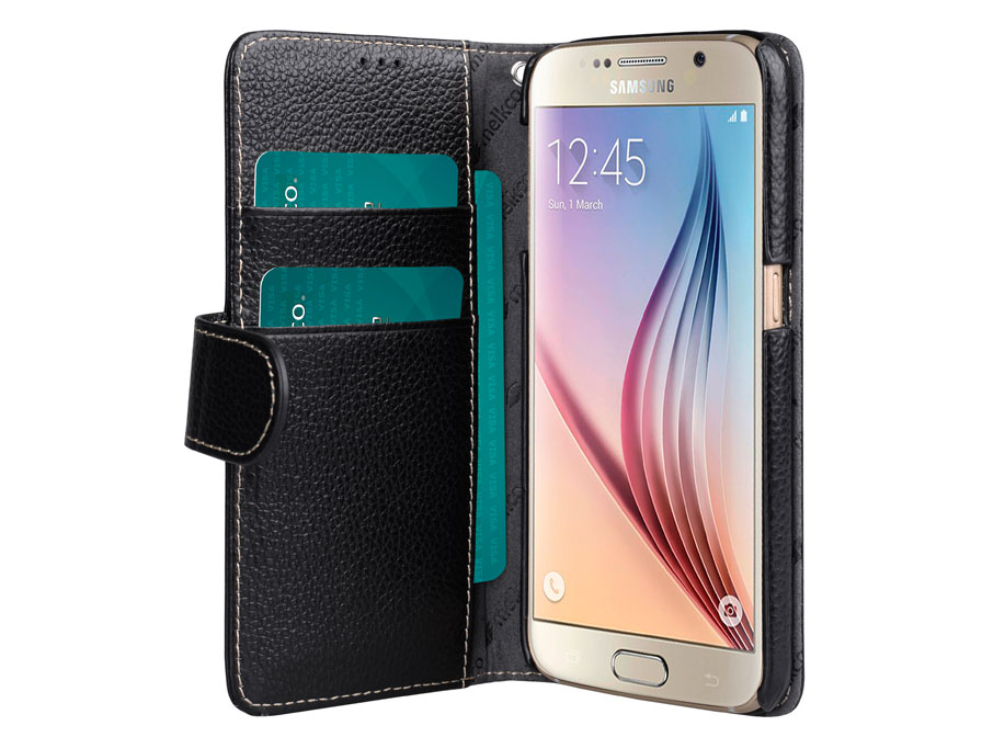 Melkco Wallet Type - Lederen Hoesje voor Samsung Galaxy S6