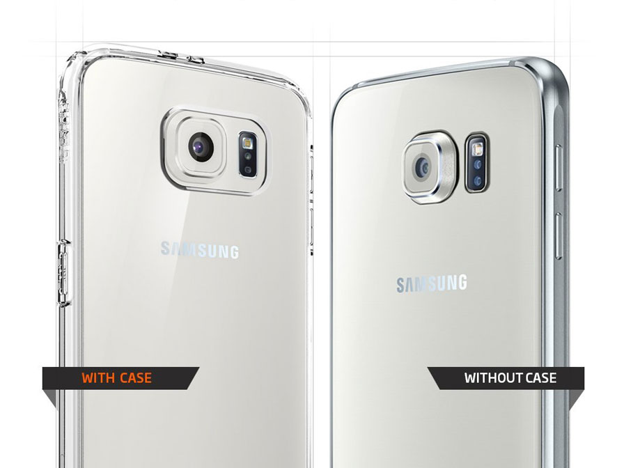 Spigen Ultra Hybrid Crystal Case - Samsung Galaxy S6 hoesje