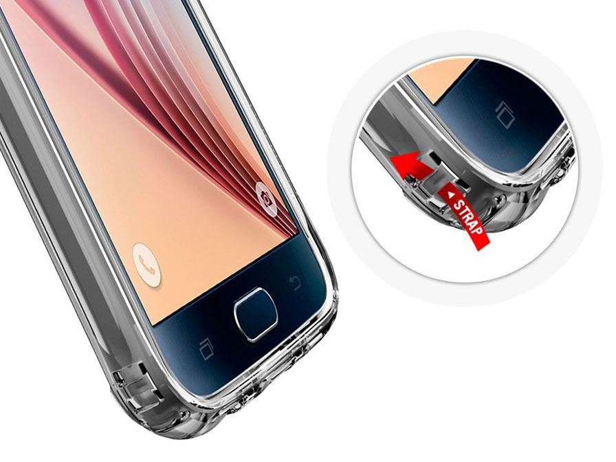 Spigen Ultra Hybrid Crystal Case - Samsung Galaxy S6 hoesje