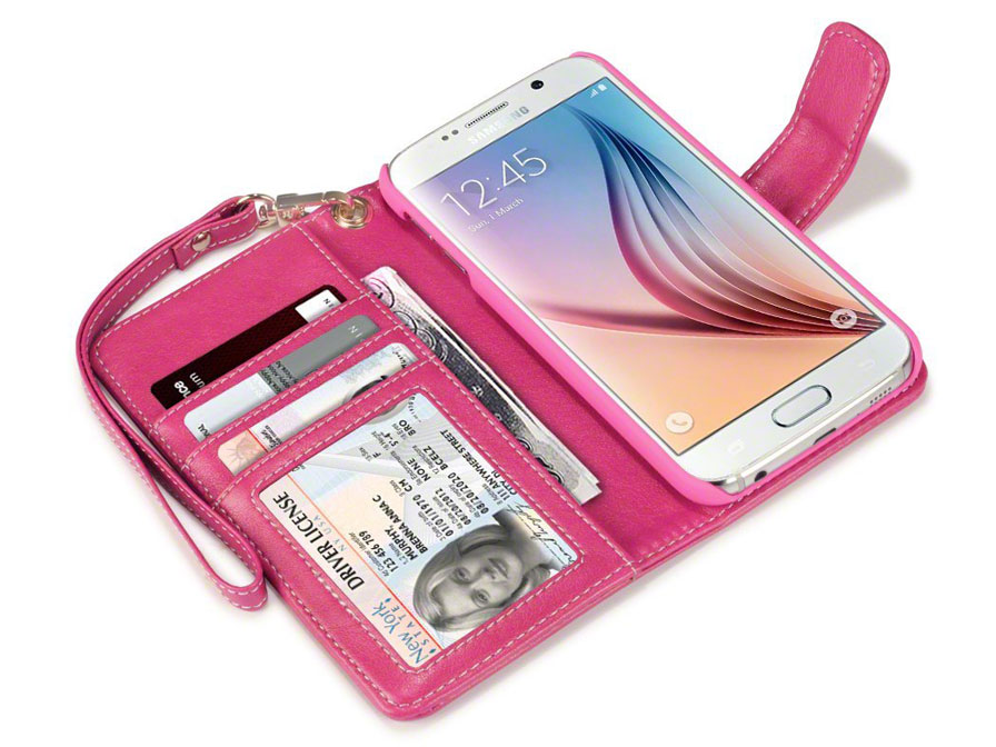 CaseBoutique Gracey Wallet Case - Samsung Galaxy S6 Hoesje