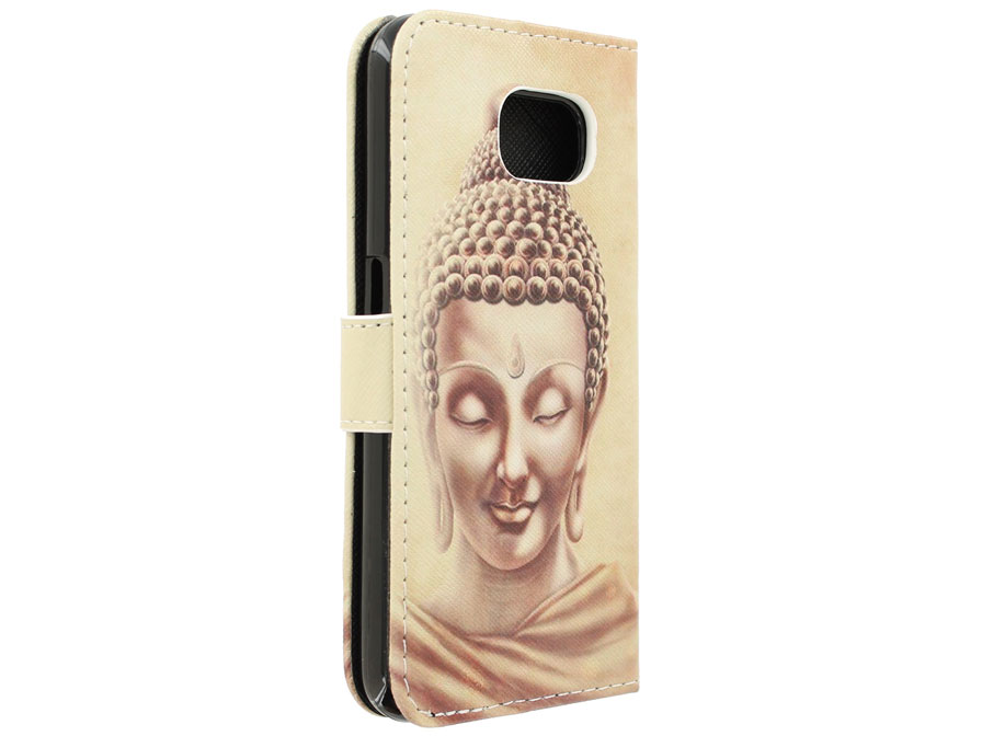 Boeddha Bookcase - Samsung Galaxy S6 hoesje