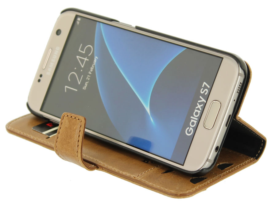 Pierre Cardin Bookcase - Samsung Galaxy S7 hoesje