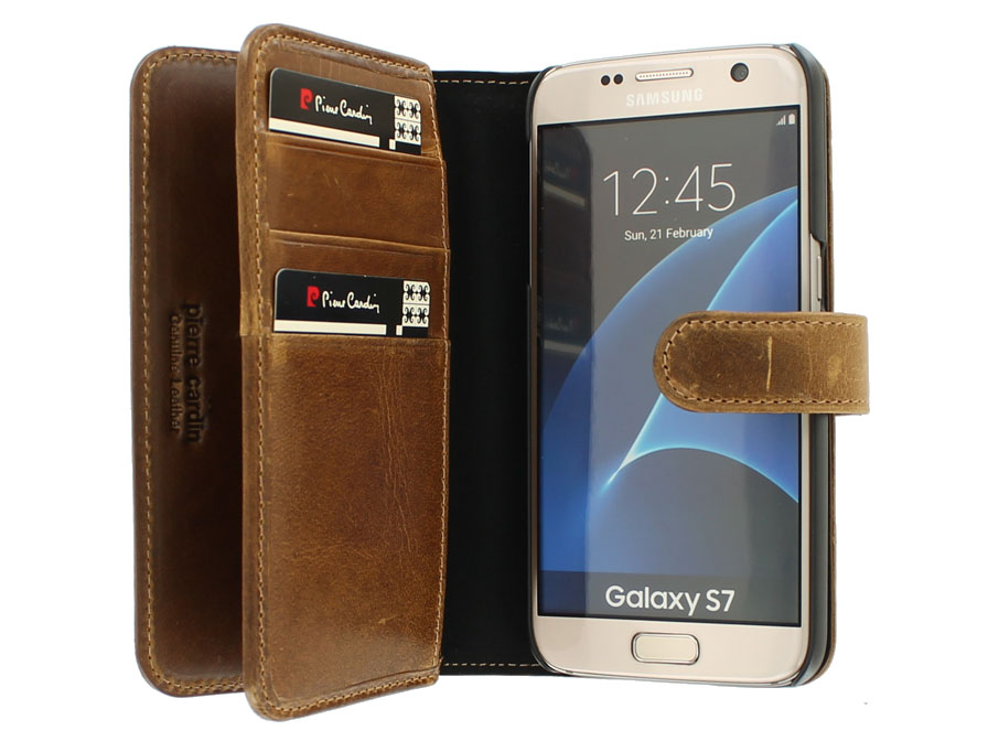 Pierre Cardin Wallet Case - Samsung Galaxy S7 hoesje