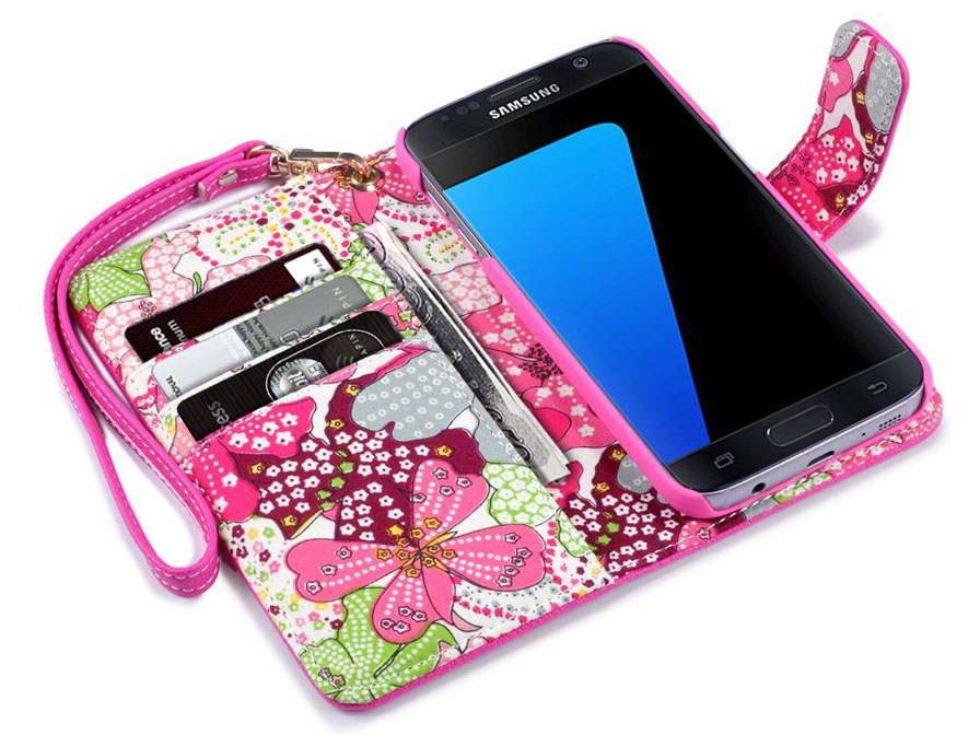 CaseBoutique Lily Book Case - Samsung Galaxy S7 hoesje