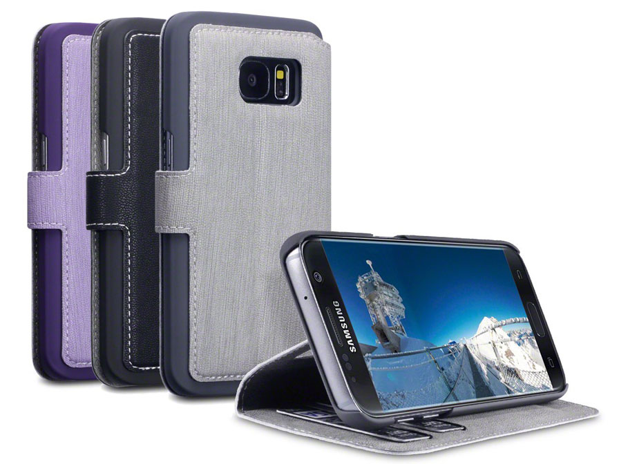 Covert UltraSlim Book Case - Samsung Galaxy S7 hoesje Zwart