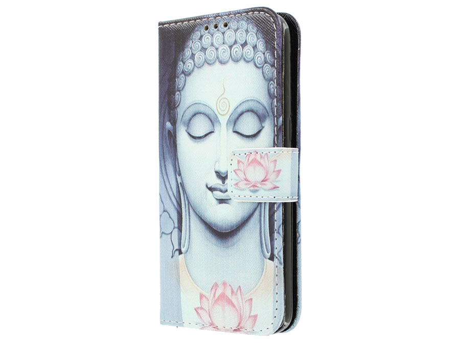 Boeddha Lily Bookcase - Samsung Galaxy S7 hoesje