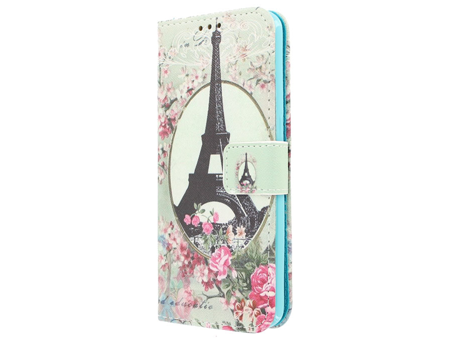 Retro Paris Bookcase - Samsung Galaxy S7 hoesje