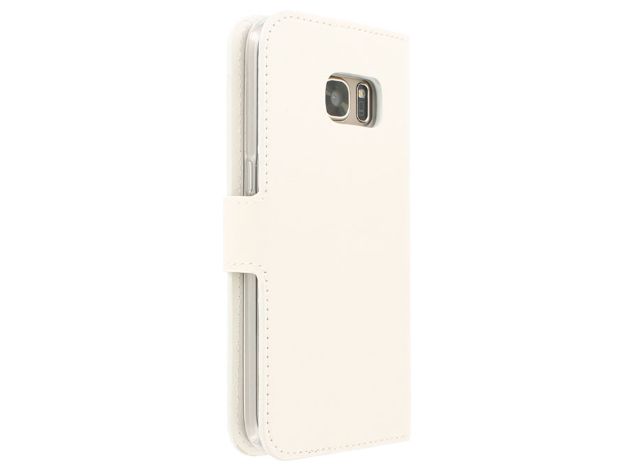 Wallet Book Case - Samsung Galaxy S7 hoesje (Wit)