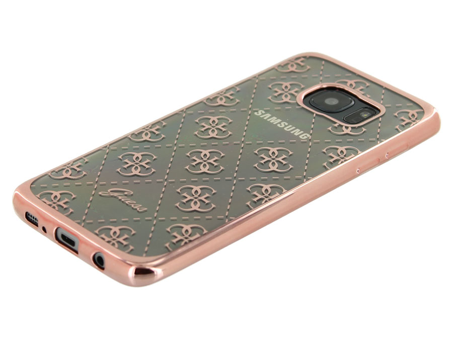 Guess Monogram TPU Case - Samsung Galaxy S7 Edge hoesje