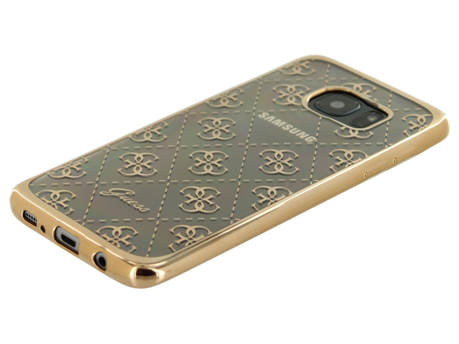 prototype mobiel Echter Guess Monogram TPU Case | Samsung Galaxy S7 Edge hoesje
