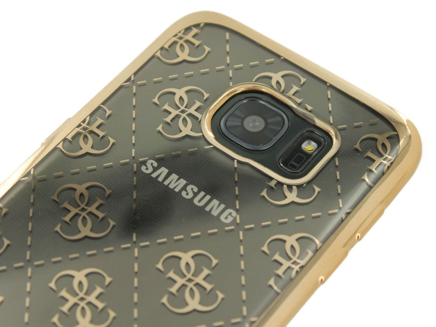 Guess Monogram TPU Case - Samsung Galaxy S7 Edge hoesje