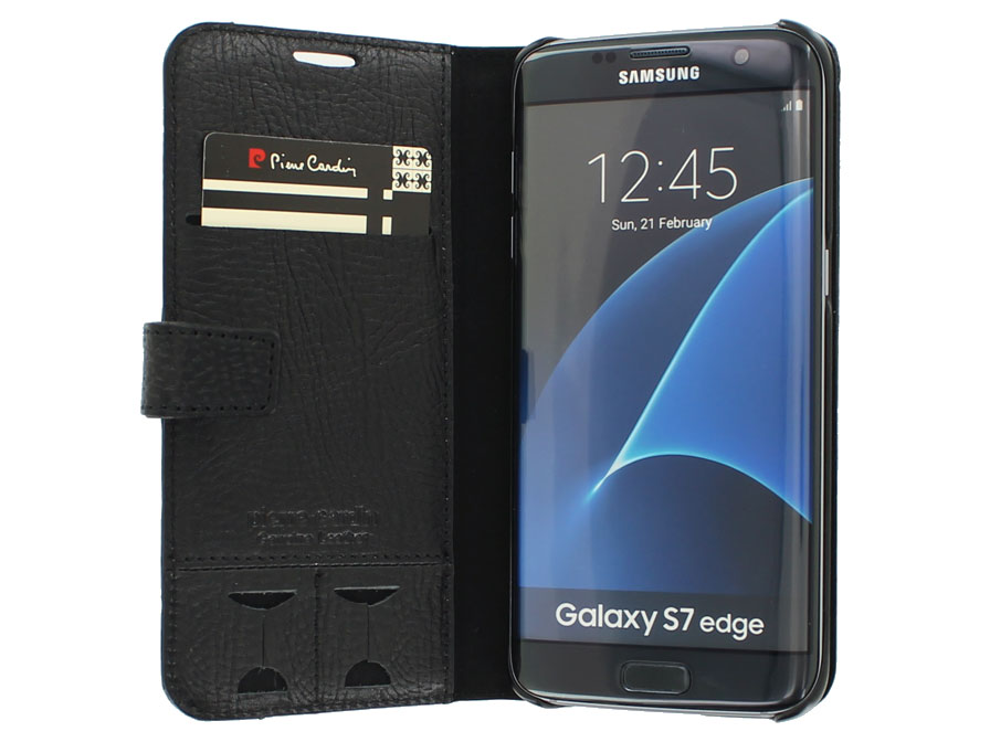 Pierre Cardin Bookcase - Samsung Galaxy S7 Edge hoesje