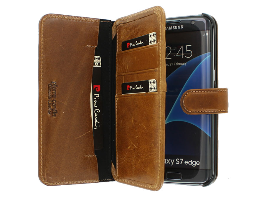 Pierre Cardin Wallet - Samsung Galaxy S7 Edge hoesje