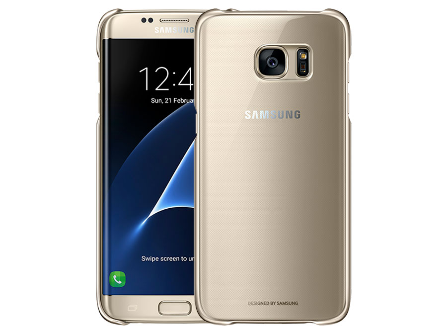 ~ kant overschrijving Onderhoud Samsung Galaxy S7 Edge Clear Cover | Origineel Hoesje