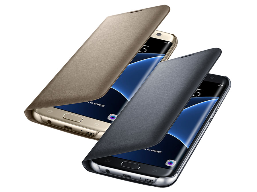 Redelijk teleurstellen ongerustheid Samsung Galaxy S7 Edge Flip Wallet | Origineel Hoesje