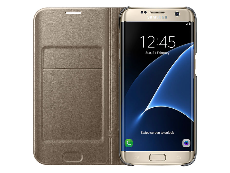 lavendel Slecht Belofte Samsung Galaxy S7 Edge Flip Wallet | Origineel Hoesje