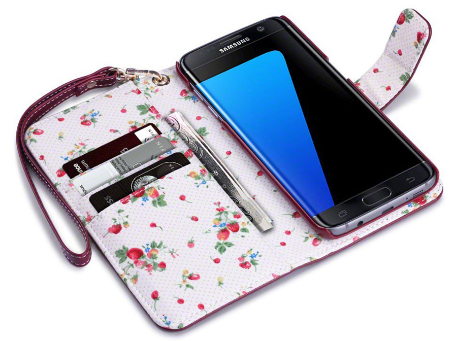 CaseBoutique Flower Case - Samsung Galaxy S7 Edge hoesje