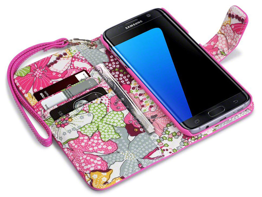 CaseBoutique Lily Book Case - Samsung Galaxy S7 Edge hoesje